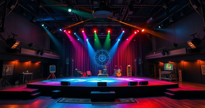 Cenografia de palco transforma eventos: descubra como criar experiências inesquecíveis