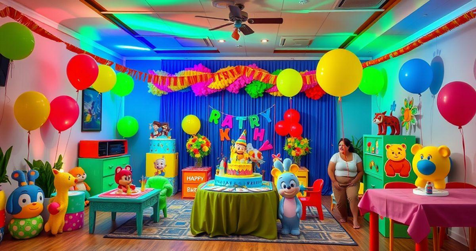 Como Escolher a Cenografia Ideal para Buffet Infantil