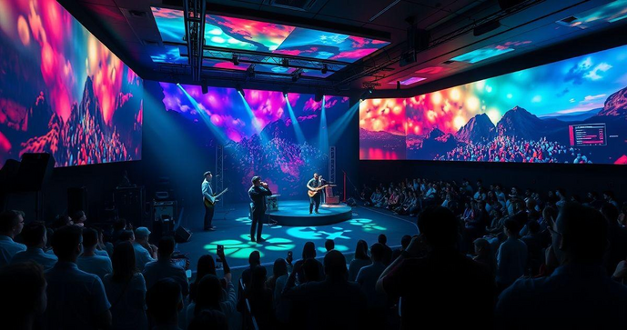 Cenografia Digital transforma Experiências Visuais e Interativas