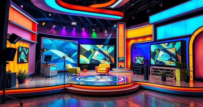 Cenografia para TV: Transforme Seu Set com Criatividade e Estilo