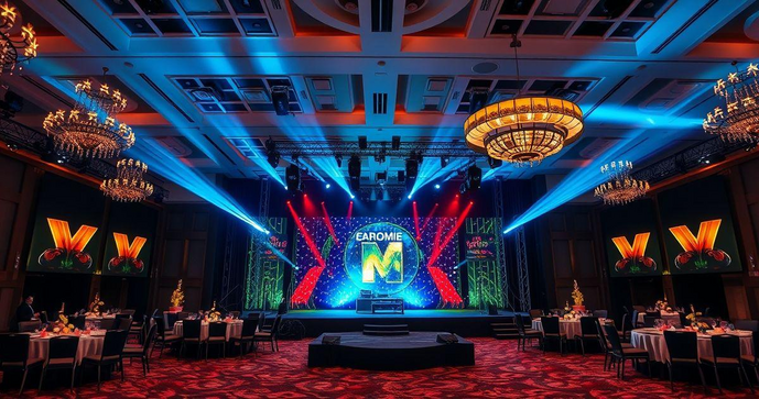 Como a Cenografia Eventos Corporativos Transforma a Experiência dos Participantes